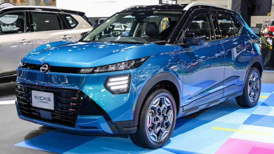Xe crossover Nissan Kicks e-POWER 2026 lộ diện với loạt nâng cấp