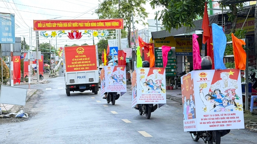 Các tỉnh vùng ĐBSCL đẩy mạnh công tác tuyên truyền bầu cử