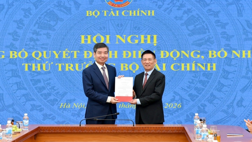 Trao quyết định điều động, bổ nhiệm Thứ trưởng Bộ Tài chính Tạ Anh Tuấn