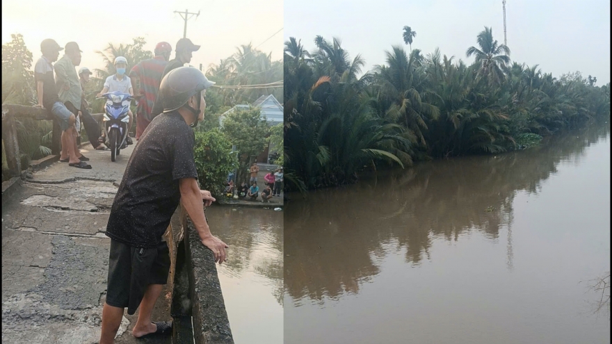 Thanh niên nhảy xuống sông mất tích tại Đồng Tháp