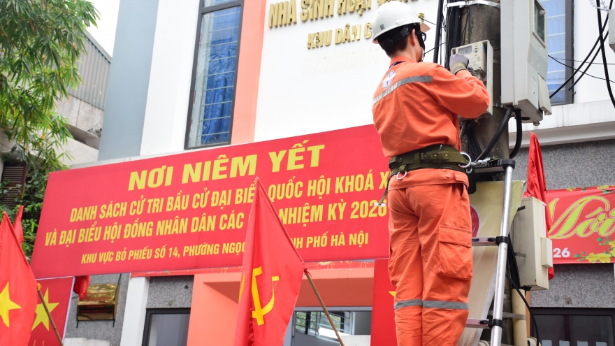 EVNHANOI đảm bảo điện phục vụ bầu cử Đại biểu Quốc hội khóa XVI