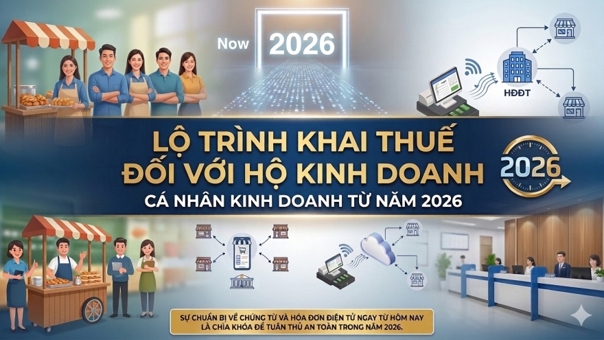 Lộ trình khai thuế đối với cá nhân, hộ kinh doanh từ năm 2026