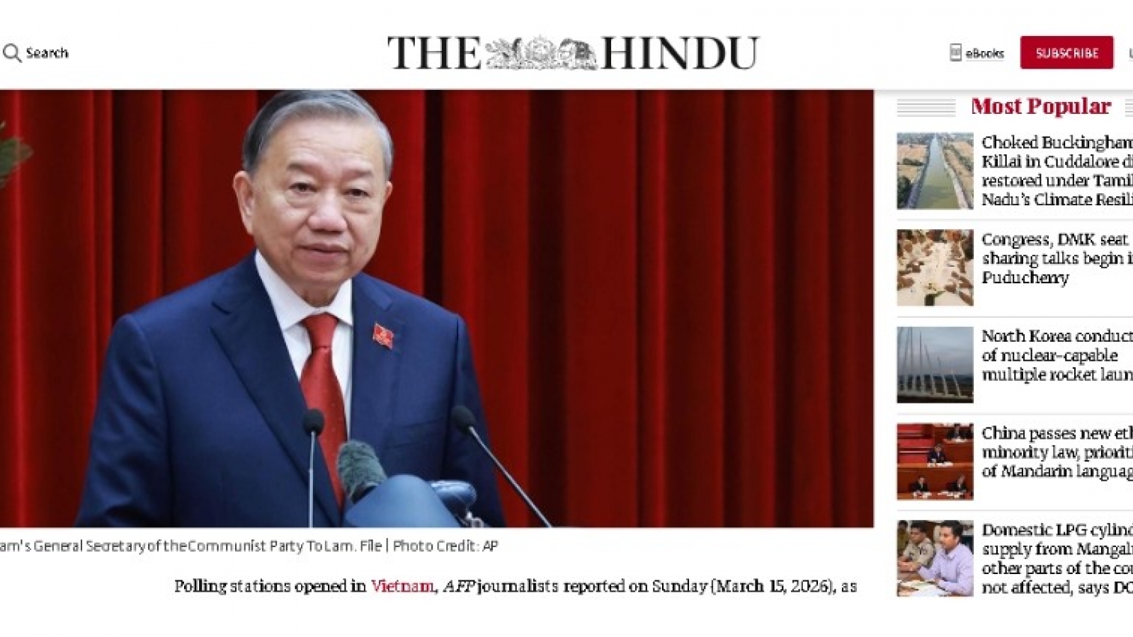 International media, experts highlight significance of Vietnam’s election day