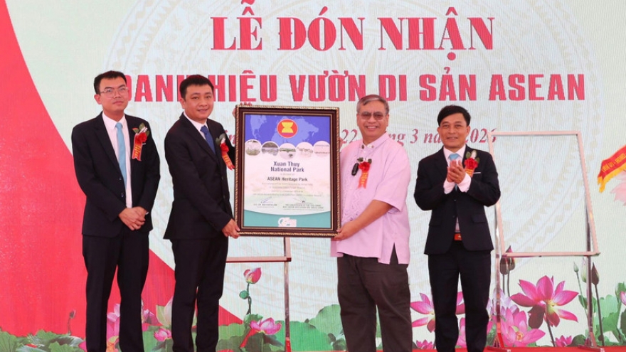 Xuan Thuy National Park recognised as ASEAN Heritage Park