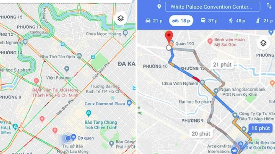 Google Maps begins updating administrative map of Vietnam