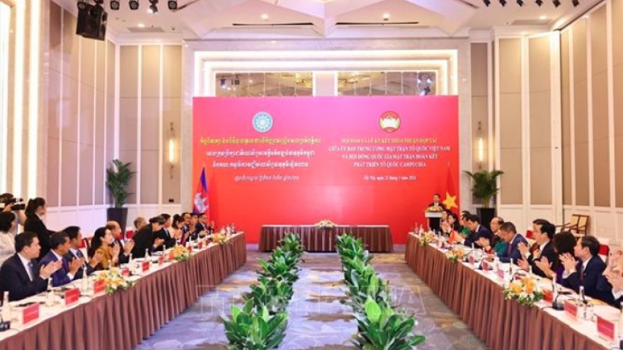 Vietnam, Cambodia front organisations bolster cooperation