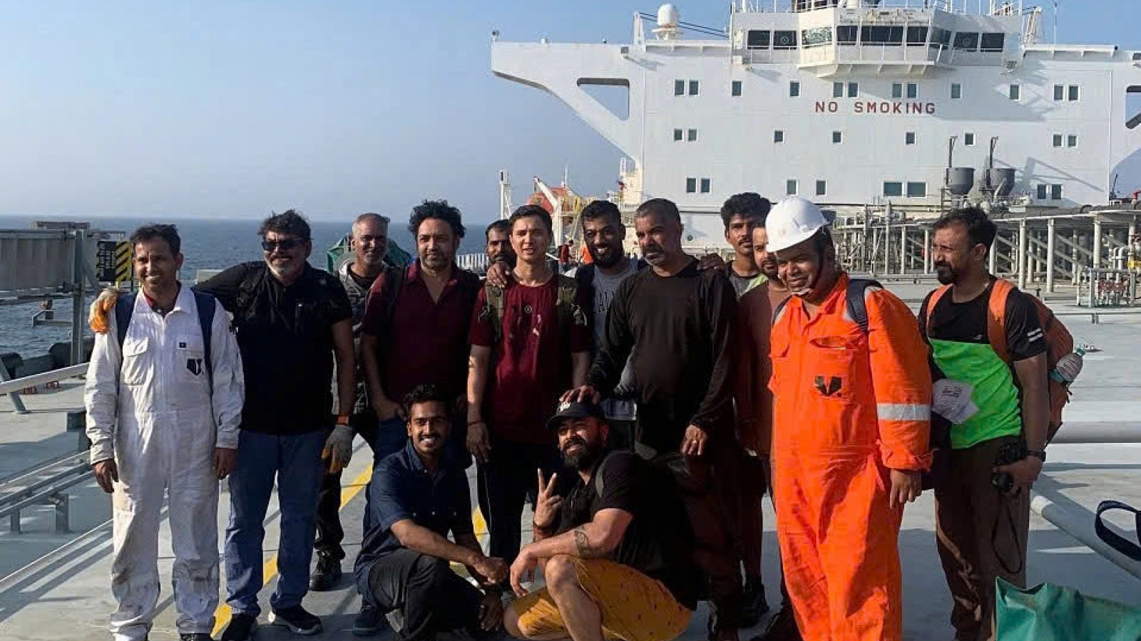 Vietnamese crew rescues 21 sailors from burning tanker in Gulf of Oman