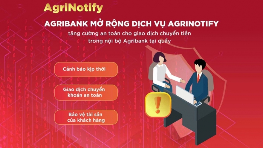 Agribank cảnh báo tài khoản người nhận có dấu hiệu nghi ngờ gian lận, lừa đảo
