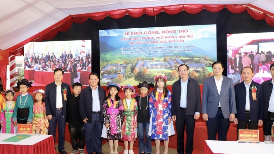 Tuyên Quang đồng loại khởi công xây dựng 11 trường Phổ thông nội trú liên cấp