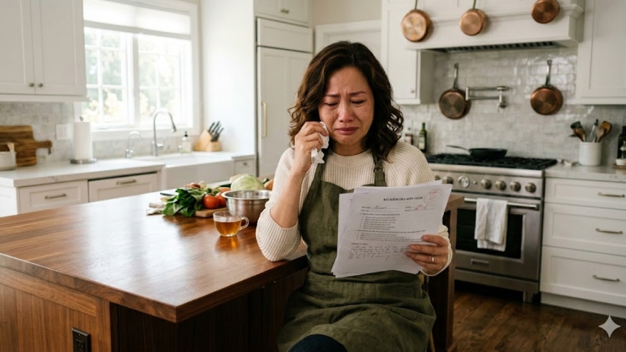 Đọc bài văn tả mẹ của con gái, tôi thấy tim mình như có ai đó bóp nghẹt