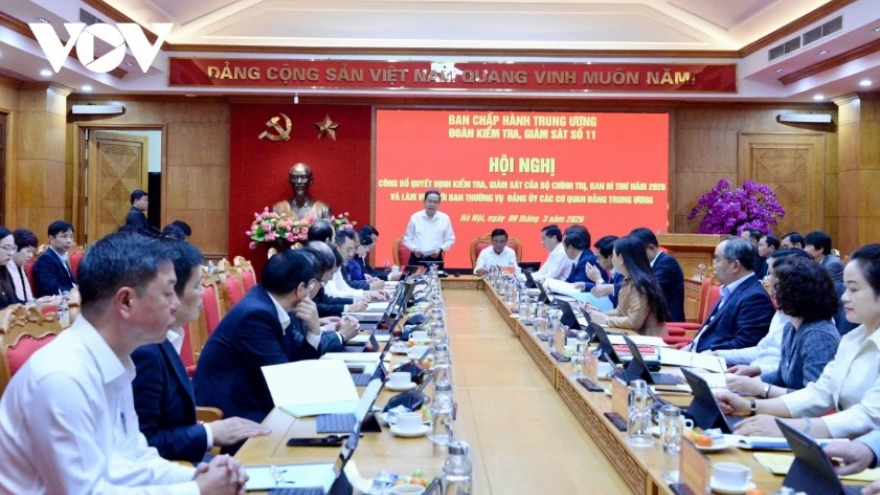 Politburo inspects Party Committee of central Party agencies