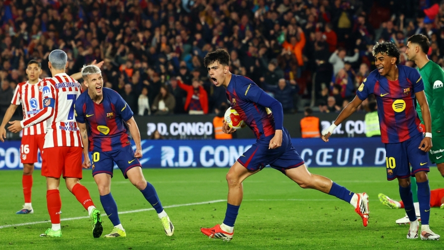 Barcelona thắng đậm Atletico, nhưng vẫn lỡ hẹn với chung kết Cúp Nhà vua