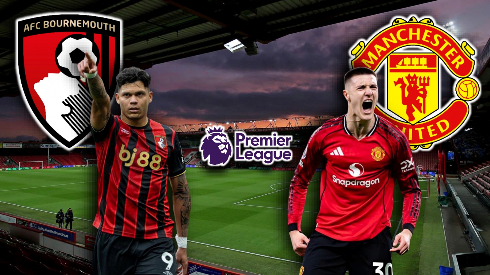 Dự đoán kết quả và đội hình ra sân trận Bournemouth vs MU vòng 31 Ngoại hạng Anh