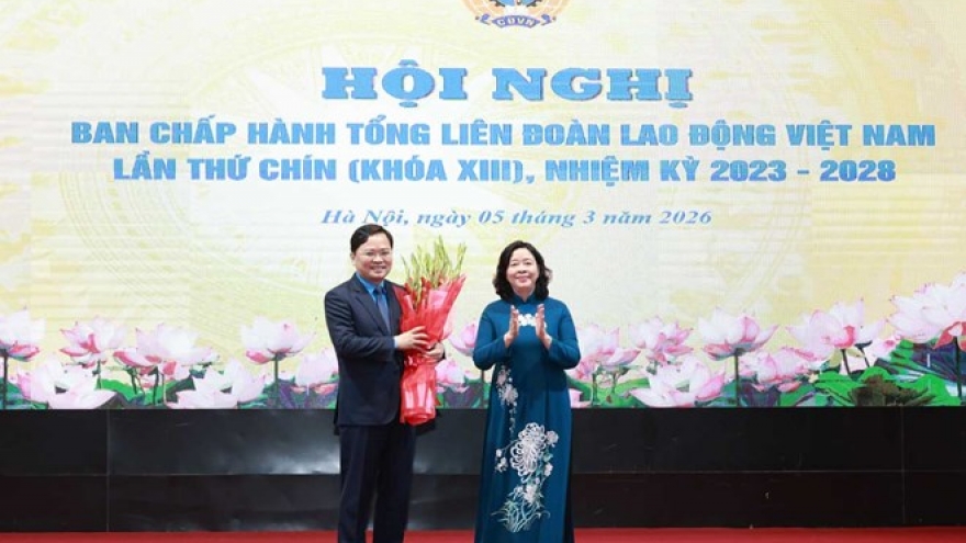 Ông Nguyễn Anh Tuấn được bầu giữ chức Chủ tịch Tổng LĐLĐVN, nhiệm kỳ 2023-2028