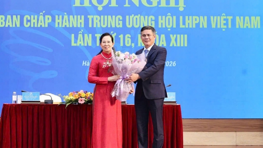 Bà Lê Thị Thủy được bầu giữ chức Chủ tịch Hội Liên hiệp Phụ nữ Việt Nam