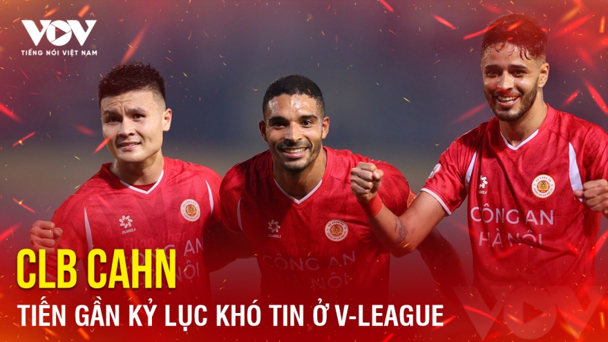 Tin bóng đá 1-3: CLB CAHN tiến gần kỷ lục khó tin ở V-League