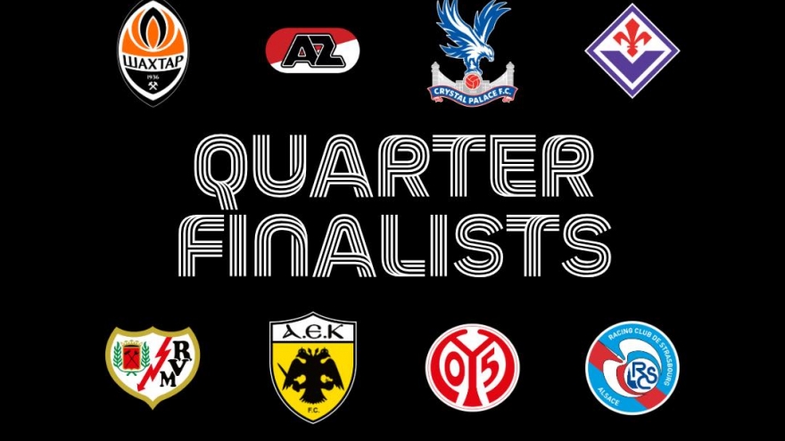 Xác định các cặp đấu tại tứ kết Cúp C3 châu Âu 2025/2026