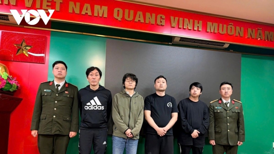 Hanoi police bust transnational fraud gang impersonating Japanese officers
