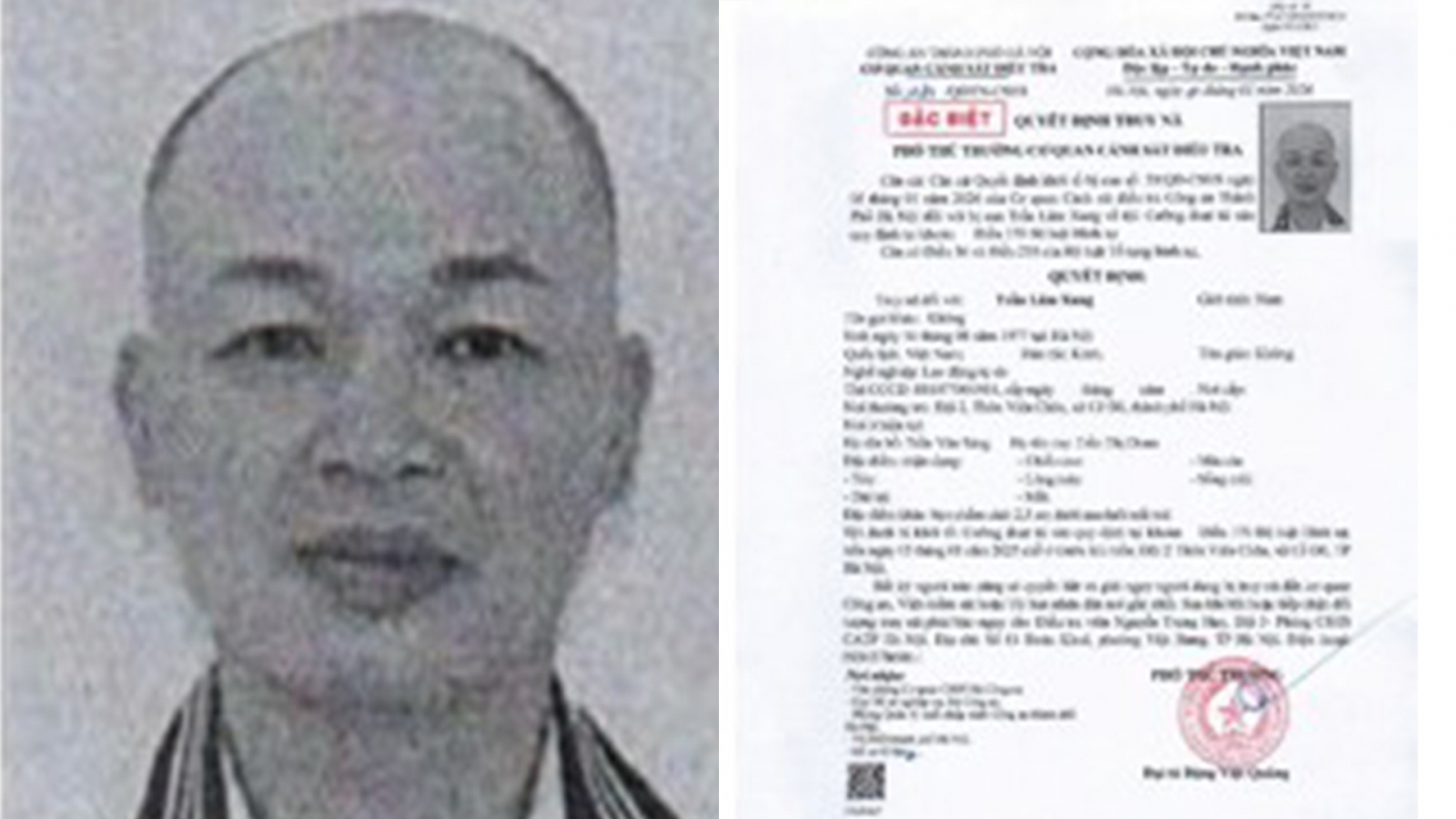 Đòi nợ kiểu xã hội đen, Trần Lâm Xung bị Công an Hà Nội truy nã