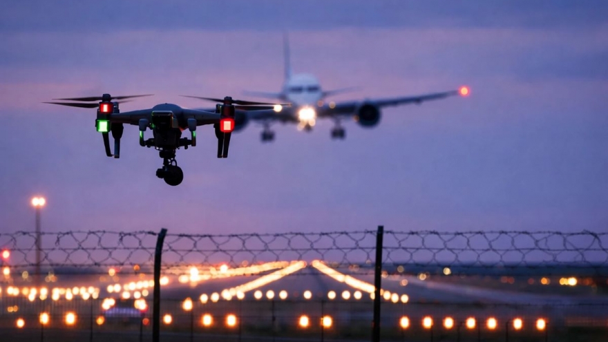 Drone intrusion near Cat Bi Airport forces flights to hold