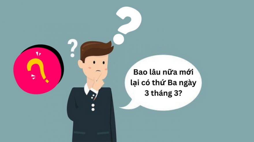 Bao lâu nữa mới lại có thứ Ba ngày 3 tháng 3?