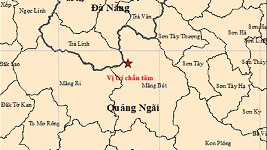 Minor earthquakes shake central Vietnam’s Quang Ngai province