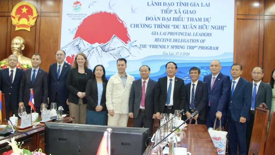 Tỉnh Gia Lai đón đoàn đại biểu quốc tế tham dự Chương trình “Du xuân hữu nghị”