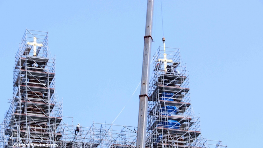 Key milestone reached in restoration of Saigon Notre-Dame Cathedral