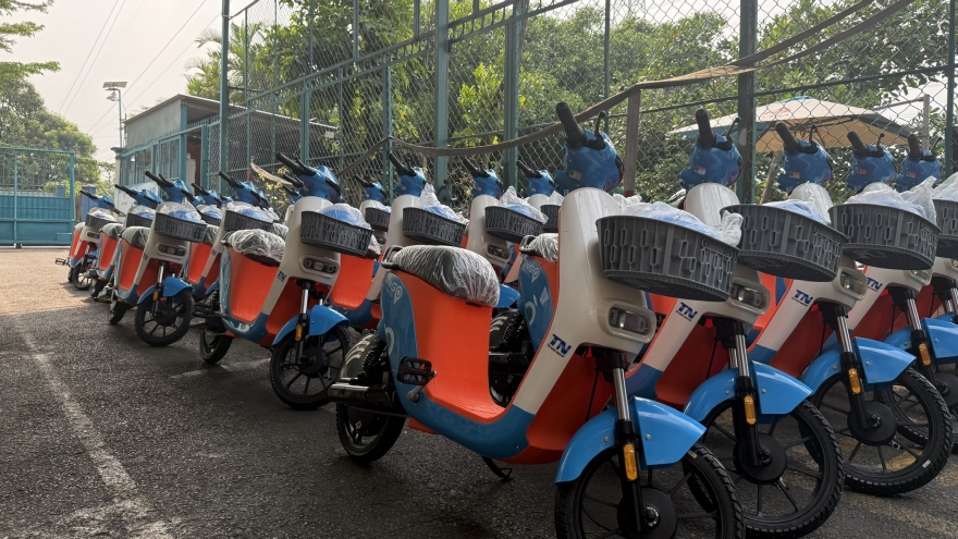 Từ 15/3, tại TP.HCM có xe đạp điện công cộng