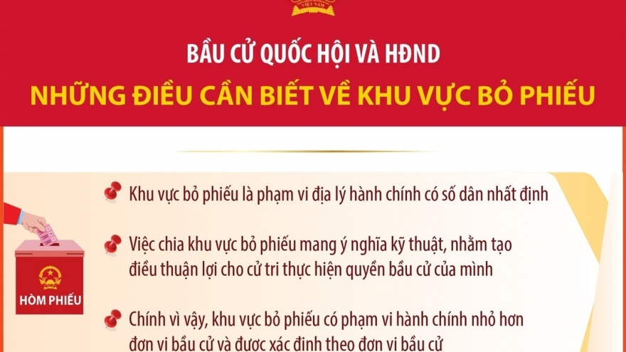 Bầu cử Quốc hội và Hội đồng Nhân dân: Những điều cần biết về Khu vực bỏ phiếu