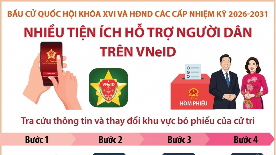Cách tra cứu thông tin và thay đổi khu vực bỏ phiếu trên VNeID