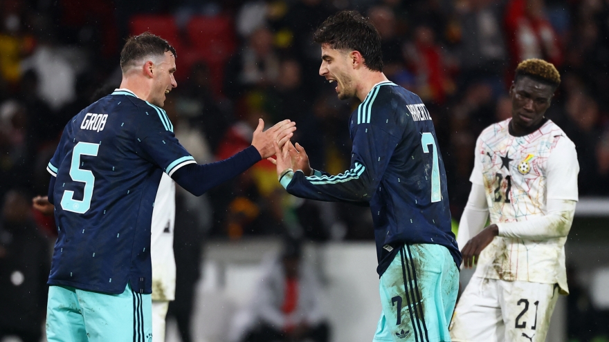 Kết quả bóng đá hôm nay 31/3: Đức thắng sát nút trước Ghana