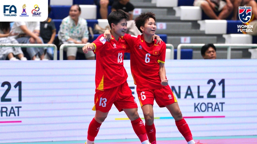 ĐT futsal nữ Việt Nam rời giải Đông Nam Á với chiến thắng đậm trước Indonesia