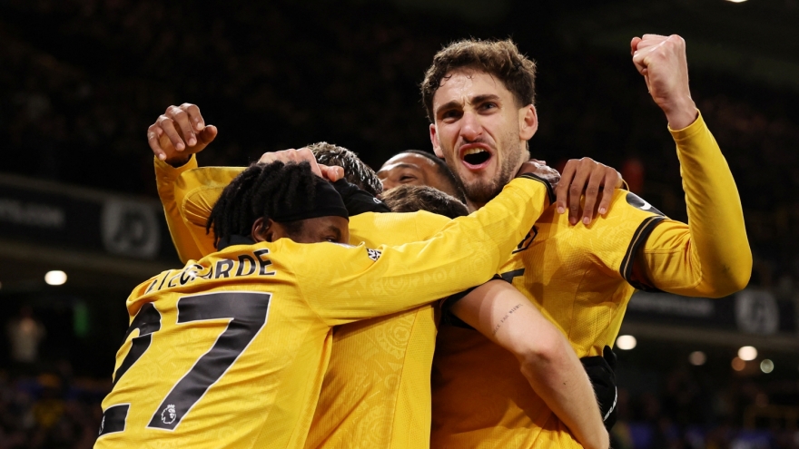 Kết quả vòng 29 Ngoại hạng Anh 2025/2026: Liverpool thua sốc Wolves