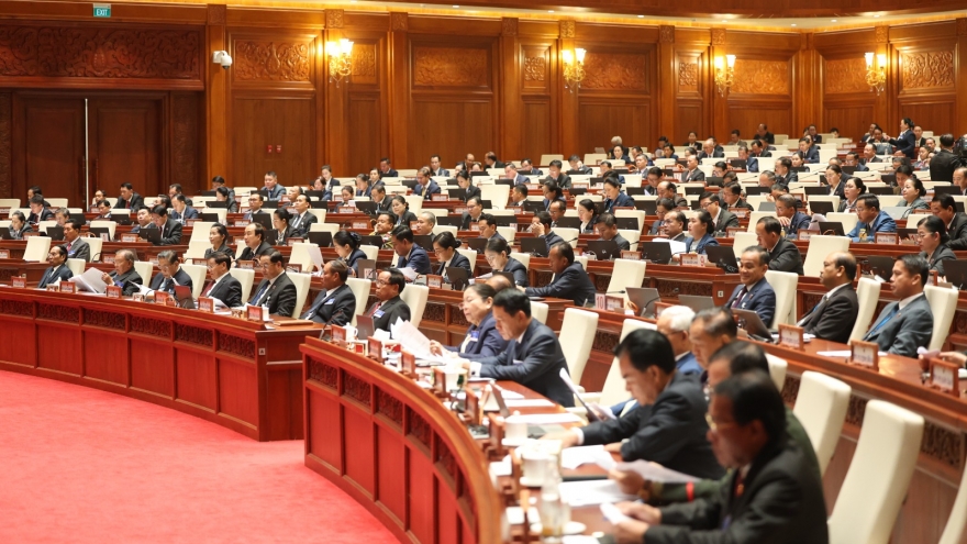 Quốc hội Lào khoá X bầu các lãnh đạo chủ chốt