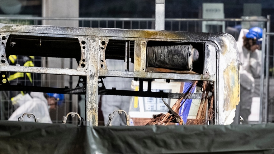 Cháy xe khách ở Thụy Sĩ khiến 6 người thiệt mạng, nhiều người bị thương