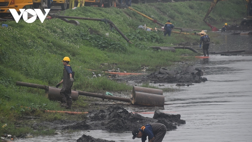Tập trung nạo vét hồ Yên Sở, Hà Nội tăng khả năng chống ngập trước mùa mưa bão
