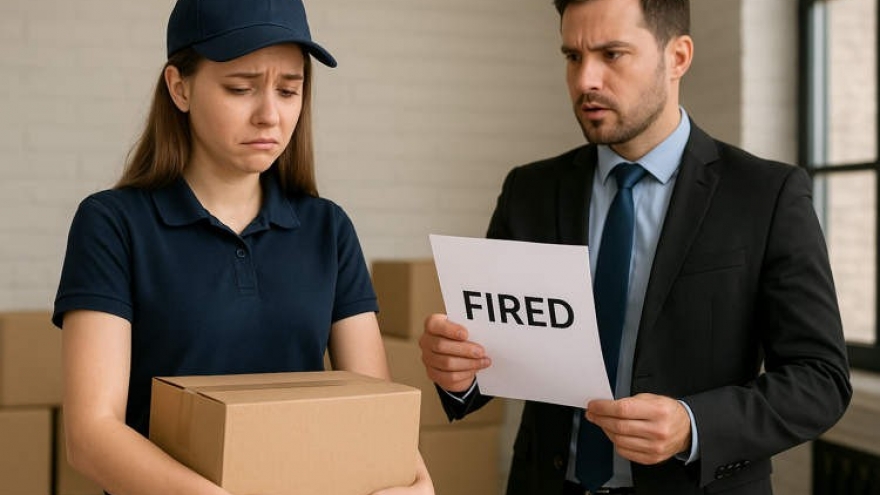 Thường xuyên đi làm quá sớm, nữ nhân viên ngỡ ngàng nhận tin bị sa thải