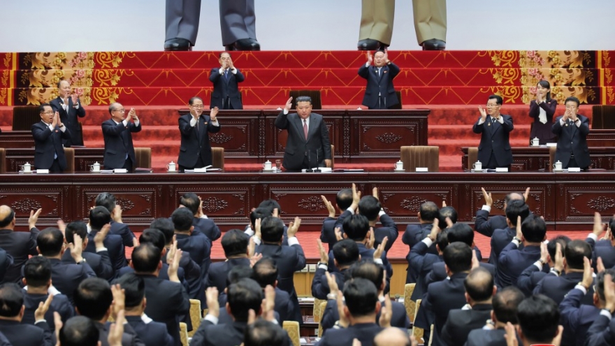 Nhà lãnh đạo Kim Jong Un tái đắc cử Chủ tịch Triều Tiên