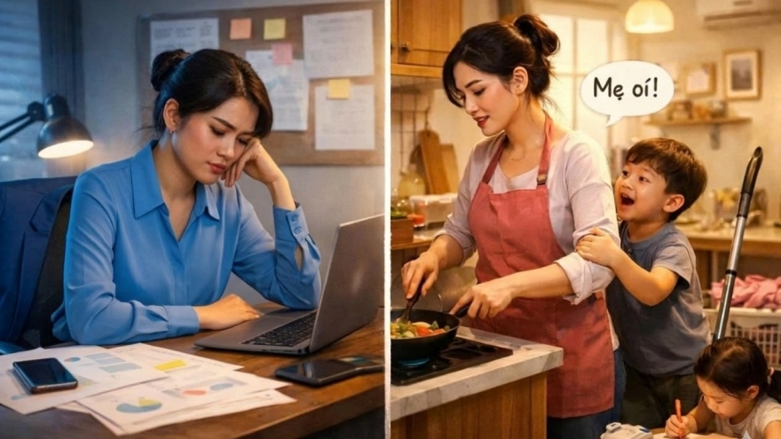 “Gánh nặng kép” và kỳ vọng vô hình đối với người phụ nữ