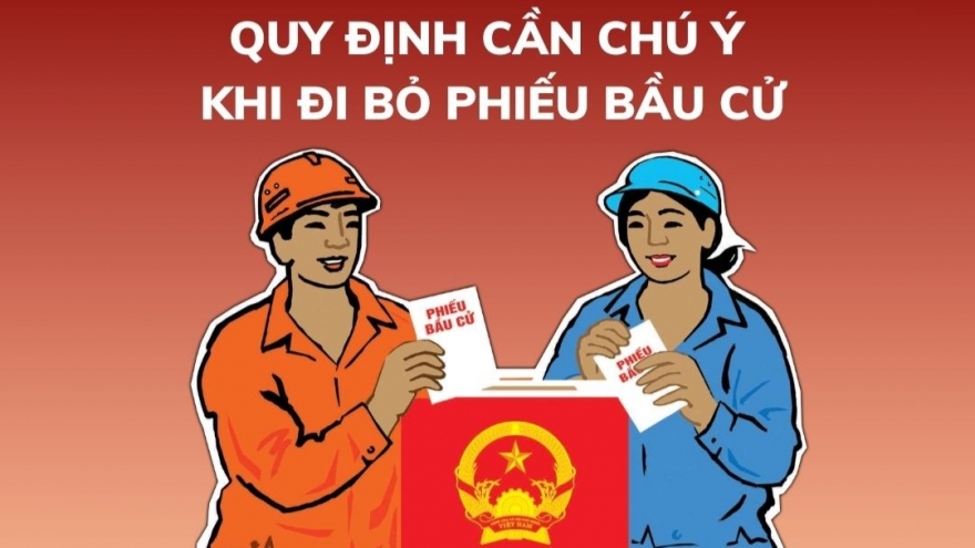 Quy định cần chú ý khi đi bỏ phiếu bầu cử