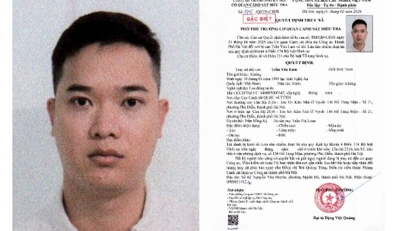 Vụ án Mr Pips: Công an TP Hà Nội truy nã thêm 1 bị can