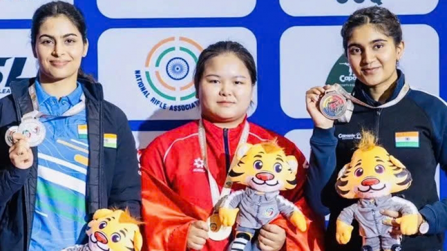 Thuy Trang breaks into world top 80 in women’s 25m sport pistol