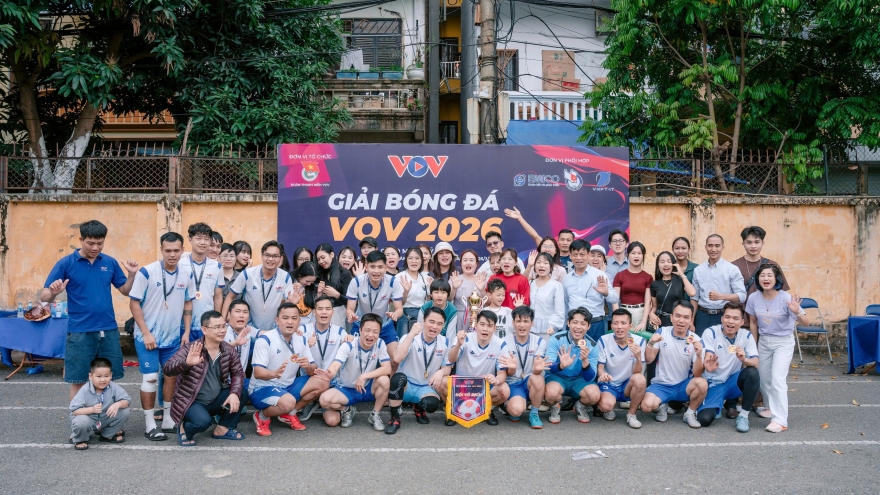 Sôi động Giải bóng đá VOV 2026 chào mừng 95 năm thành lập Đoàn