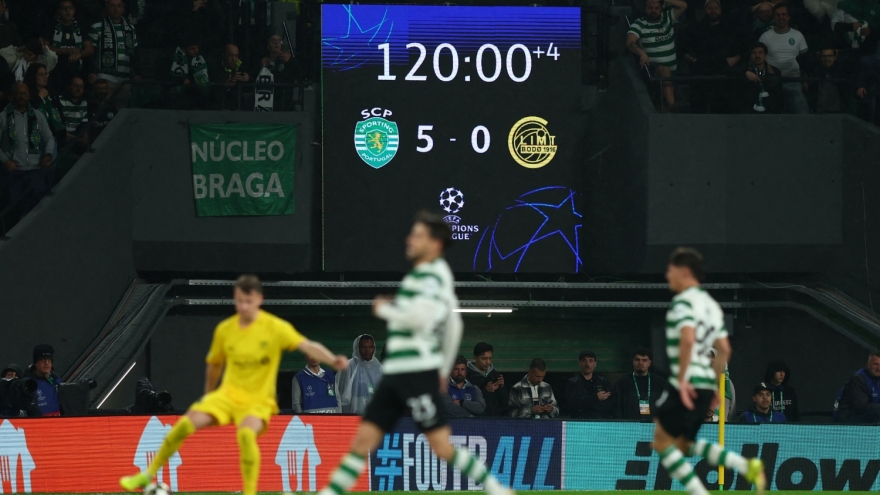 Kết quả Cúp C1 châu Âu: Real và Arsenal vào tứ kết, Sporting ngược dòng khó tin