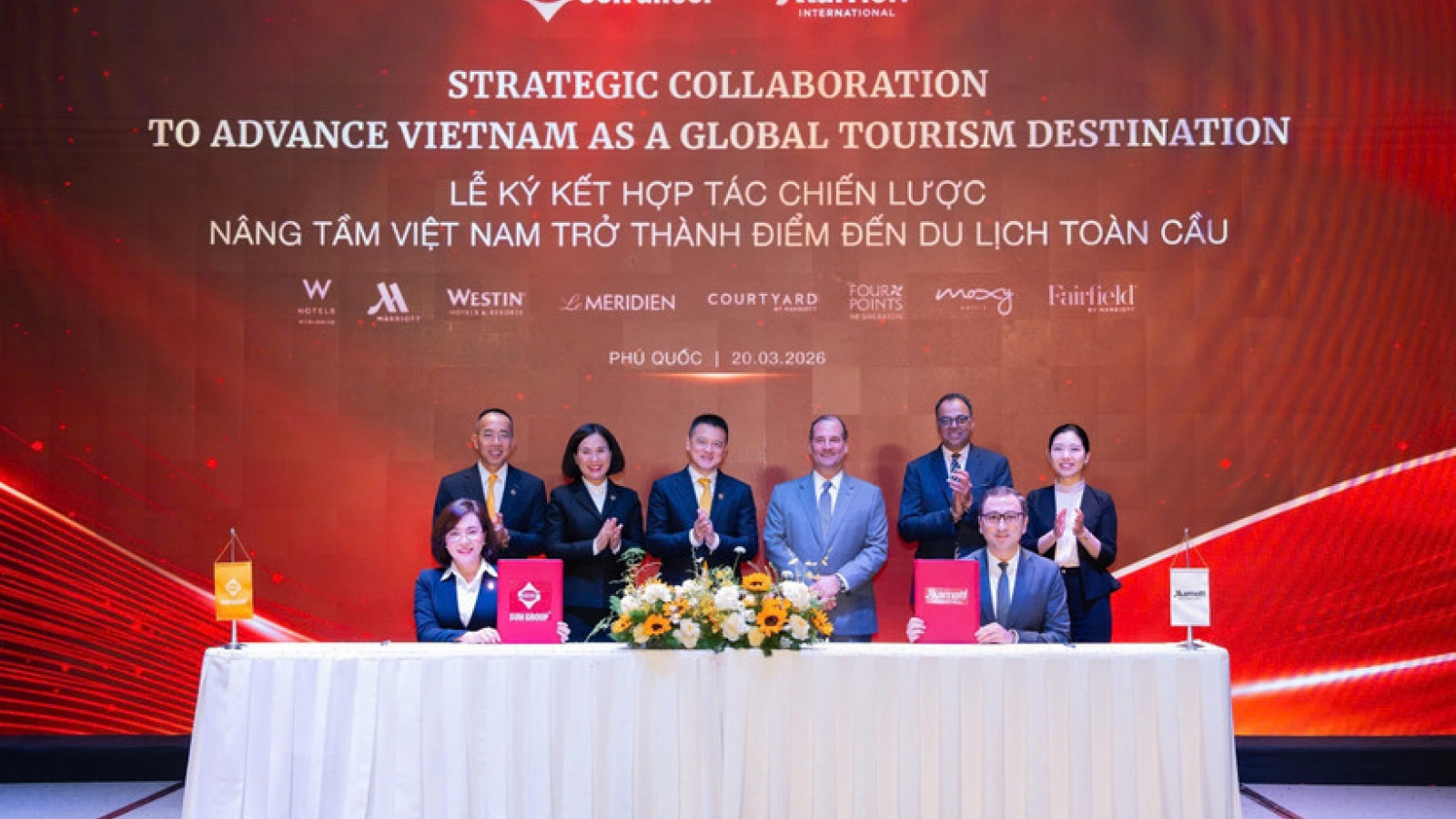 Sun Group, Marriott International enter strategic partnership