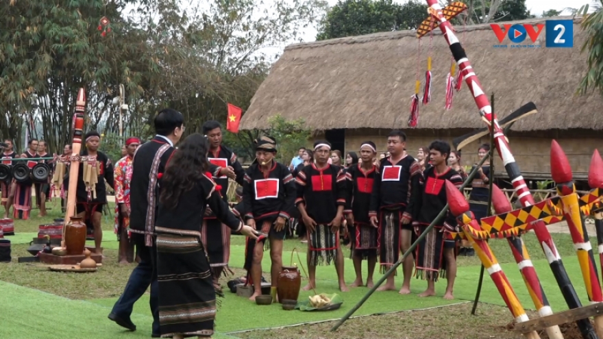 Tái hiện Lễ cầu mùa của đồng bào ở Tây Nguyên