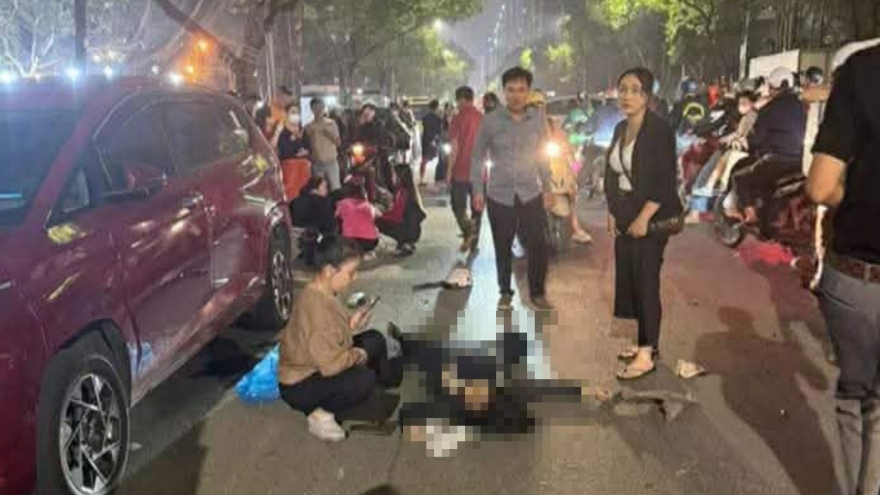 Hiện trường vụ tai nạn liên hoàn kinh hoàng trên phố Nguyễn Chánh, Hà Nội