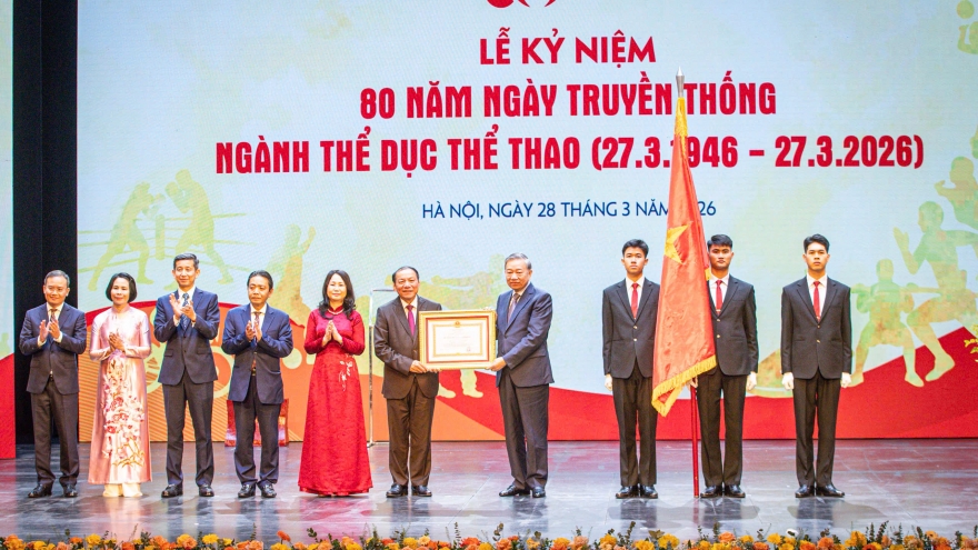 Tổng Bí thư Tô Lâm dự Lễ kỷ niệm 80 năm Ngày truyền thống ngành Thể thao