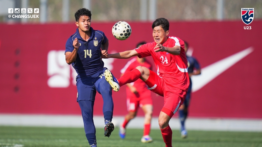 U23 Thái Lan thua U23 Triều Tiên, hết cơ hội vô địch CFA Team China Cup 2026
